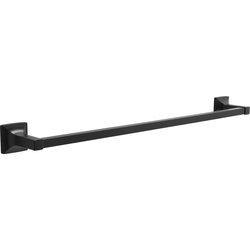 Studio 24" Center to Center Matte Black Towel Bar , 26-1/8" Length, 2-1/8" Width, 3-5/16" Projection