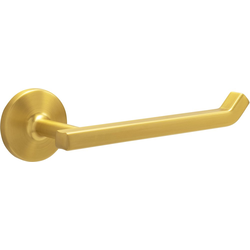 Woodward 7-1/4" Length x 2-3/16" Width Brushed Golden Brass Toilet Paper Holder, 3" Projection
