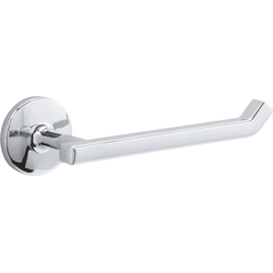 Woodward 7-1/4" Length x 2-3/16" Width Chrome Toilet Paper Holder, 3" Projection