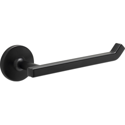 Woodward 7-1/4" Length x 2-3/16" Width Matte Black Toilet Paper Holder, 3" Projection