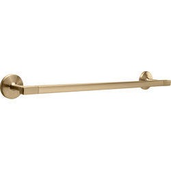 Woodward 18" Center to Center Champagne Bronze Towel Bar , 20-3/16" Length, 2-3/16" Width, 3-3/16" Projection