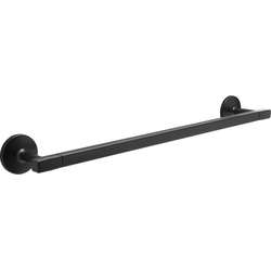 Woodward 18" Center to Center Matte Black Towel Bar , 20-3/16" Length, 2-3/16" Width, 3-3/16" Projection