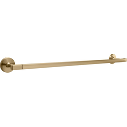 Woodward 24" Center to Center Champagne Bronze Towel Bar , 26-3/16" Length, 2-3/16" Width, 3-3/16" Projection