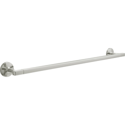 Woodward 24" Center to Center Satin Nickel Towel Bar , 26-3/16" Length, 2-3/16" Width, 3-3/16" Projection