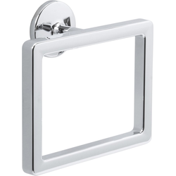 Woodward 20" Length x 6-1/2" Width Chrome Towel Ring , 2-1/2" Projection