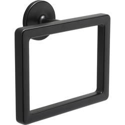 Woodward 20" Length x 6-1/2" Width Matte Black Towel Ring , 2-1/2" Projection