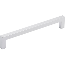 Skylight 6-5/16" Center to Center Chrome Cabinet Pull, 6-3/4" Length, 3/8" Width, 1-1/4" Projection