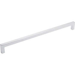 Skylight 12" Center to Center Chrome Cabinet Pull, 12-7/16" Length, 7/16" Width, 1-1/4" Projection