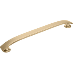 American Diner 12" Center to Center Champagne Bronze Appliance Pull, 13-5/8" Length, 1-1/4" Width, 1-1/2" Projection