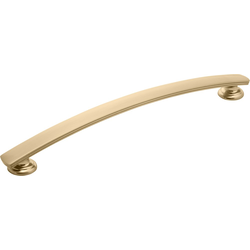 American Diner 7-9/16" Center to Center Champagne Bronze Cabinet Pull, 8-3/4" Length, 7/8" Width, 1-1/8" Projection
