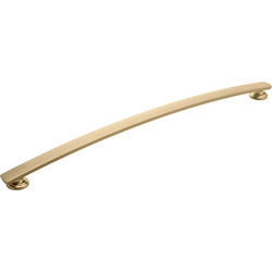 American Diner 12" Center to Center Champagne Bronze Cabinet Pull, 13-1/4" Length, 7/8" Width, 1-1/8" Projection