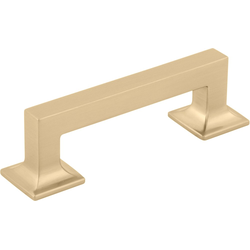 Studio 3" Center to Center Champagne Bronze Cabinet Pull, 3-15/16" Length, 15/16" Width, 1-1/8" Projection