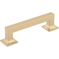 Studio 3-3/4" Center to Center Champagne Bronze Cabinet Pull, 4-3/4" Length, 1" Width, 1-1/4" Projection
