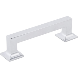 Studio 3-3/4" Center to Center Chrome Cabinet Pull, 4-3/4" Length, 1" Width, 1-1/4" Projection