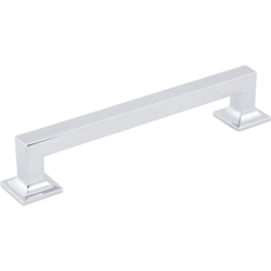 Studio 6-5/16" Center to Center Chrome Cabinet Pull, 7-7/16" Length, 1-1/8" Width, 1-3/8" Projection