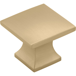 Studio 1-1/4" Length x 1-1/4" Width Champagne Bronze Cabinet Knob, 1" Projection