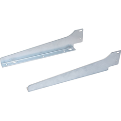 Hafele Elemental Door Mount Bracket Kit for Wire Trash 503.88.97X Series Pull Outs, Mounting Screws Included, Galvanized