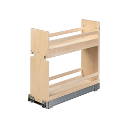 Cascade 8-3/8" Width 2 Shelf Base Cabinet Pull-Out including Bottom-Mount Blum Tandem Soft-Close Slides, Minimum Cabinet Opening: 9" Width x, 18-3/4" Depth x, 20-1/2" Height, Prefinished Maple