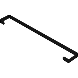 Federal Brace 23" Length x 3" Width Flat Towel Bar, 15 Lbs to 20 lbs Weight Capacity, Black