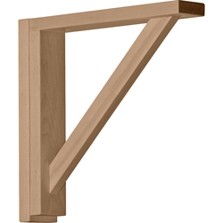 Traditional 2.5"W x 12.75"D x 12.25"H Countertop Bracket, Maple