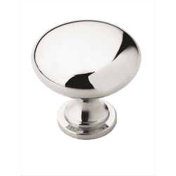 Allison Value Hardware 1-1/4 Inch Diameter Polished Chrome Cabinet Knob