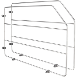 12 Inch Height Single Baking Sheet Organizer for Wall/Base Cabinets, Silver