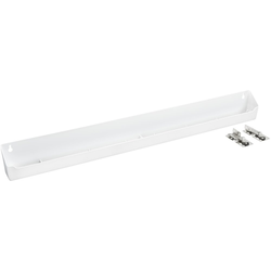 30-1/2 Inch Width Polymer Tip-Out Tray for Sink Base Cabinets, White