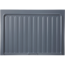 Polymer Trim-to-Fit Vanity Sink Base Cabinet Drip Tray, Silver