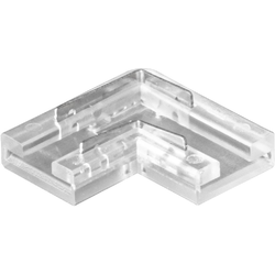 Hafele Corner Connector for COB Monochrome and Two-Wire Tunable Strip Lights, Clear, 10 Pack