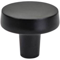 Berenson Transitional Advantage Four 1-7/32" Diameter Cabinet Knob, Matte Black