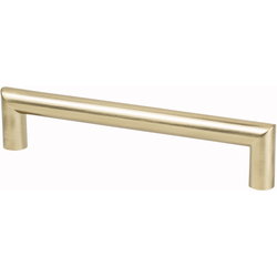 Berenson Transitional Advantage Four 5-1/16" Center to Center Champagne Pull, 5-1/2" Length x 15/32" Width x 1-3/16" Projection