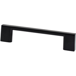 Berenson Transitional Advantage Four 3-3/4" Center to Center Polished Chrome Pull, 4-17/32" Length x 11/32" Width x 1-1/32" Projection