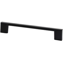 25% OFF Berenson Transitional Advantage Four 5-1/16" Center to Center Matte Black Pull, 5-31/32" Length x 11/32" Width x 1-1/32" Projection