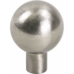 Berenson Contemporary 31/32" Diameter Ball Knob, Brushed Nickel