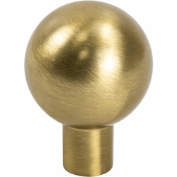 Berenson Contemporary 31/32" Diameter Ball Knob, Modern Brushed Gold
