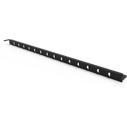 YouK Ladder Mounted 47-1/4" (1200 mm) Width Multi-Hook Bracket &amp; Hanging bar (1) for 12-5/8" Depth Ladder, Black Steel