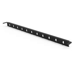 YouK Ladder Mounted 35-3/8" (900 mm) Width Multi-Hook Bracket &amp; Hanging bar (1) for 12-5/8" Depth Ladder, Black Steel