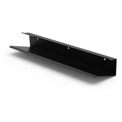 YouK Ladder Mounted 17-3/4" (450 mm) Width Shoe Rack (1) for 12-5/8" Depth Ladder, Black Steel