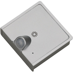 Tresco PowerSync Wireless 12/24V Square Motion Sensor, Surface or Recess Mounted, 9 Foot Range, Nickel
