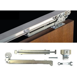 Johnson Hardware 2066 One-Direction Soft-Close Kit for 200 Series I-Beam Pocket and Sliding Door Track, Hangers Not Included