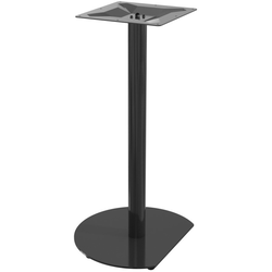 Peter Meier Positano D-Shape Table Base, 22"-D Spread, 40-1/4" Height. Indoor/Outdoor Rated, PronToe Compatible, Black