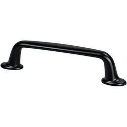 Berenson Emerling 3-3/4" Center to Center Matte Black Pull, 4-7/8" Length x 21/32" Width x 1-5/32" Projection