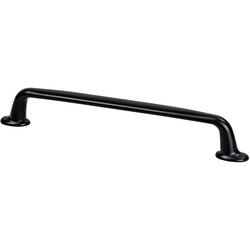 Berenson Emerling 6-5/16" Center to Center Matte Black Pull, 7-3/8" Length x 21/32" Width x 1-5/32" Projection
