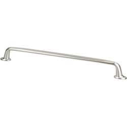 Berenson Emerling 8-13/16" Center to Center Brushed Nickel Pull, 9-29/32" Length x 21/32" Width x 1-5/32" Projection