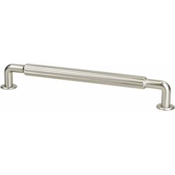 25% OFF Berenson Cannelee 8-13/16" (224mm) Center to Center Brushed Nickel Cabinet Pull, 9-3/4" Length x 15/16" Width x 1-1/2" Projection