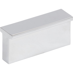 Elements Brewer 1-1/4" (32 mm) Center to Center Polished Chrome Cabinet Pull, 1-3/4" Length x 1/2" Width x 13/16" Projection