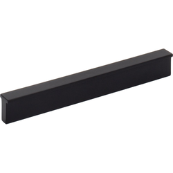 Elements Brewer 5-1/16" (128 mm) Center to Center Matte Black Cabinet Pull, 6" Length x 1/2" Width x 13/16" Projection