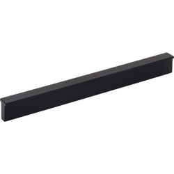 Elements Brewer 6-5/16" (160 mm) Center to Center Matte Black Cabinet Pull, 8" Length x 1/2" Width x 13/16" Projection