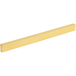 Elements Brewer 8-13/16" (224 mm) Center to Center Brushed Gold Cabinet Pull, 10" Length x 1/2" Width x 13/16" Projection