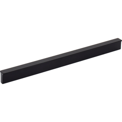 Elements Brewer 8-13/16" (224 mm) Center to Center Matte Black Cabinet Pull, 10" Length x 1/2" Width x 13/16" Projection